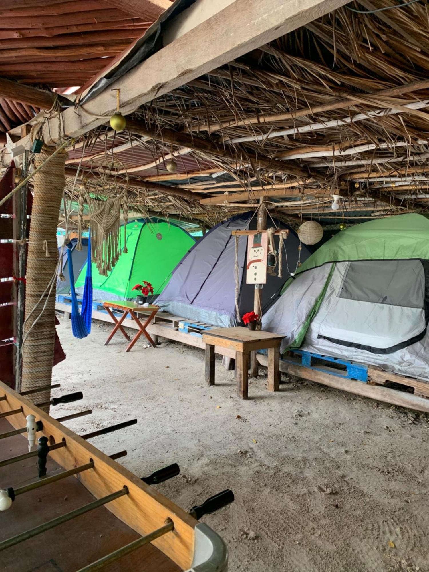 Casa De Los Santos Camping Y Eco Cabanas Holbox Extérieur photo
